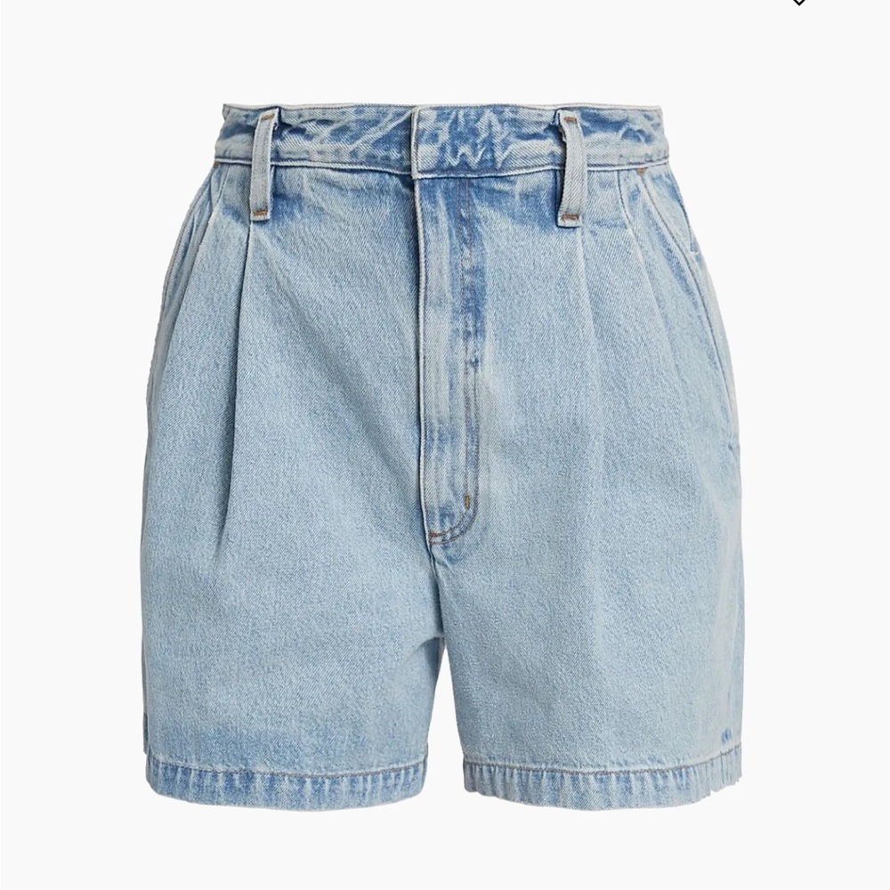 Agolde Becker Light Wash Jean Shorts